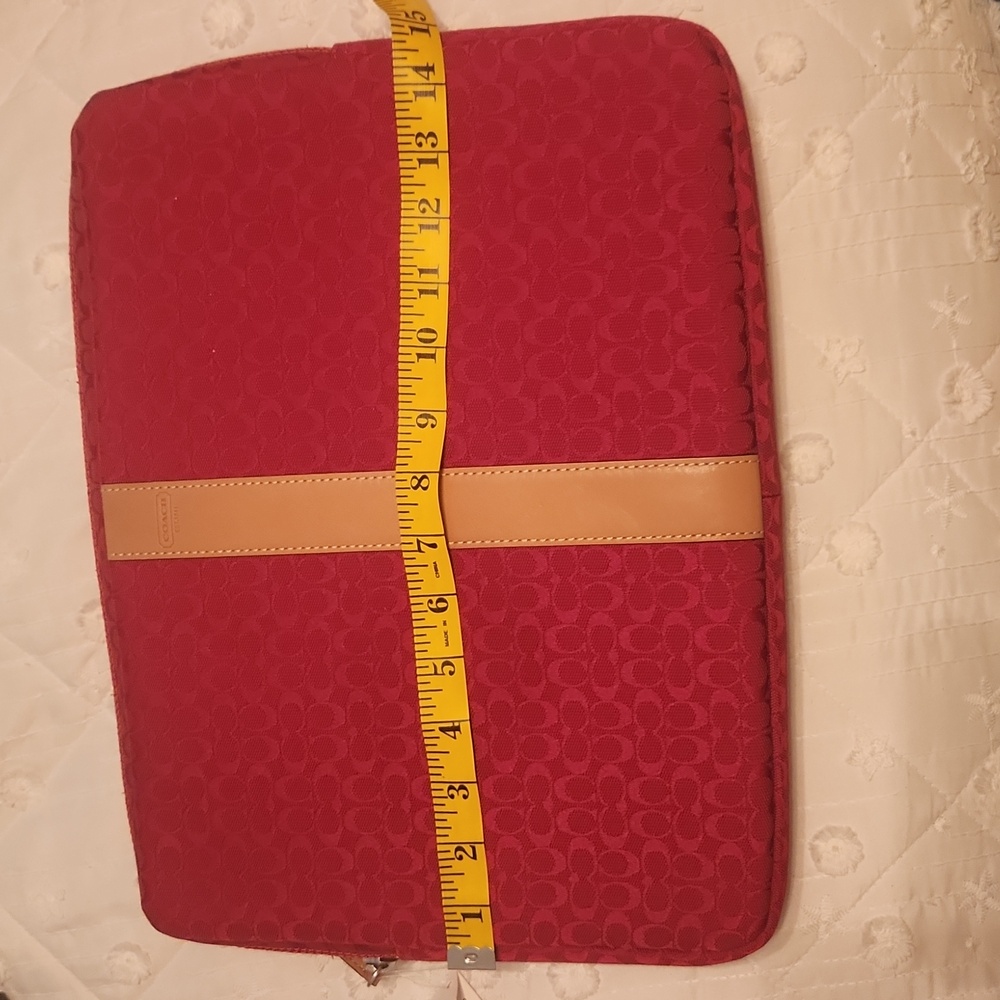 Coach Red Laptop Sleeve